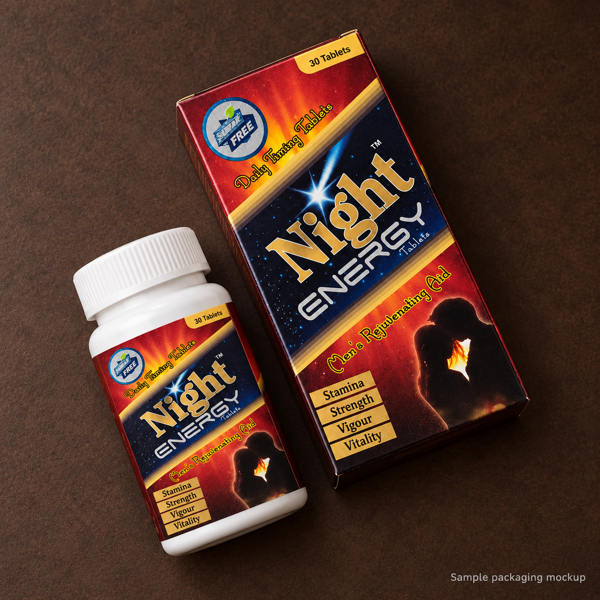 Night Energy Combo – 30 Tablets + Massage Oil 15 ml